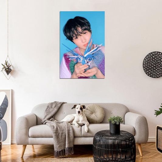 Nct Wish Sion Riku Yushi Jaehee Ryo Sakuya 2nd Japanese Single Songbird Concept K-Pop Music Poster - xonomax