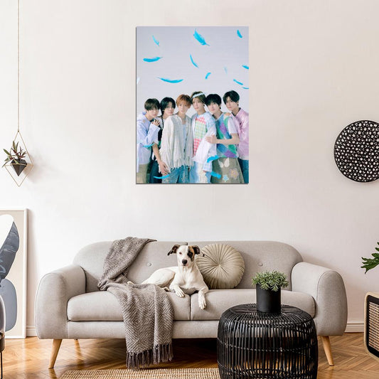 Nct Wish Sion Riku Yushi Jaehee Ryo Sakuya 2nd Japanese Single Songbird Concept K-Pop Music Poster - xonomax