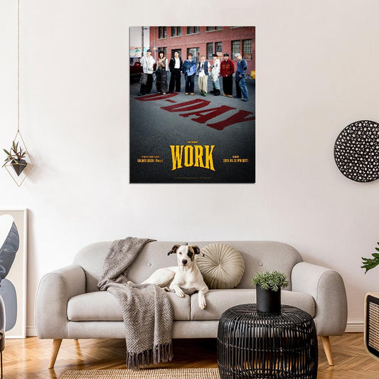 Ateez Golden Hour Hongjoong Seonghwa Yunho Yeosang San Mingi Wooyoung Jongho K-Pop Music Poster - xonomax