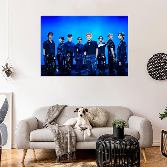 Ateez Hongjoong Seonghwa Yunho Yeosang San Mingi Wooyoung Jongho K-Pop Music Poster - xonomax