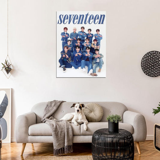 Seventeen S.coups Jeonghan Joshua Photo K-Pop Music Poster Kpop Boys Group - xonomax