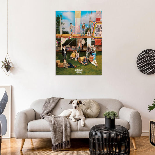 Seventeen S.coups Jeonghan Joshua Photo K-Pop Music Poster Korean Boys Group - xonomax