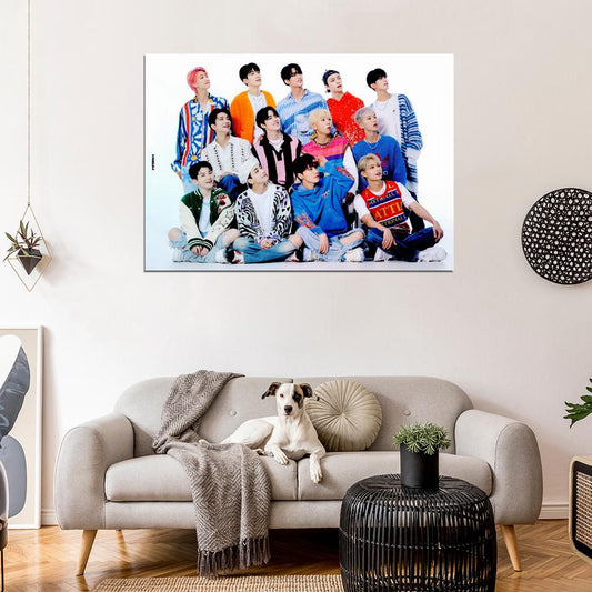 Seventeen S.coups Jeonghan Joshua Photo K-Pop Music Poster Korean Boys Group - xonomax