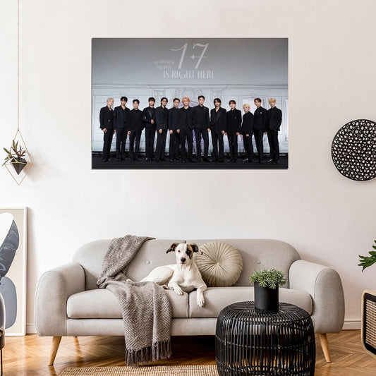 Seventeen Jun Hoshi Wonwoo Woozi Photo K-Pop Music Poster Korean Boys Group - xonomax