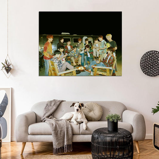 Seventeen Photo K-Pop Music Poster Korean Boys Group - xonomax