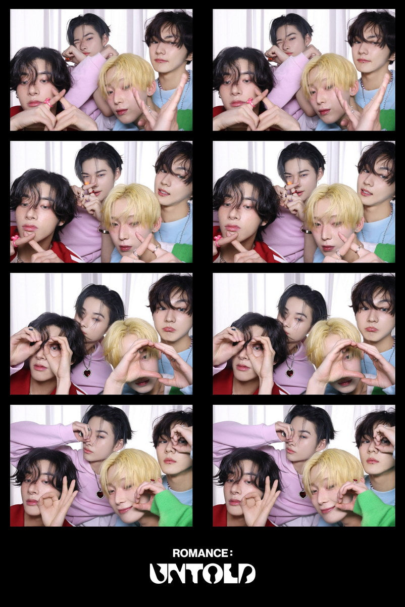 Enhypen Jungwon Heeseung Jay Jake Sunghoon Sunoo Ni-ki Romance Untold Photo K-Pop Music Poster - xonomax