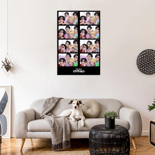 Enhypen Jungwon Heeseung Jay Jake Sunghoon Sunoo Ni-ki Romance Untold Photo K-Pop Music Poster - xonomax