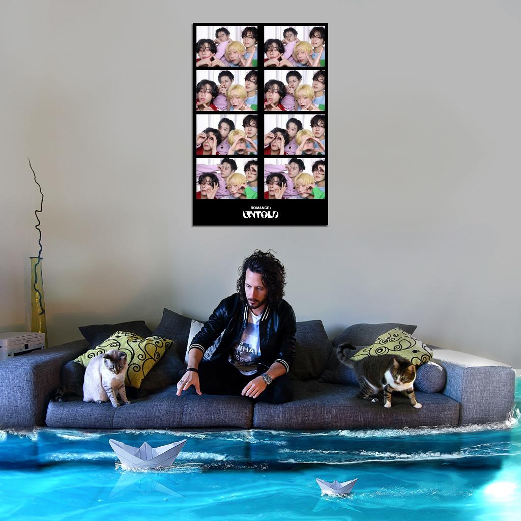 Enhypen Jungwon Heeseung Jay Jake Sunghoon Sunoo Ni-ki Romance Untold Photo K-Pop Music Poster - xonomax
