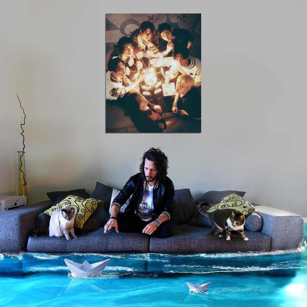 Enhypen Jungwon Heeseung Jay Jake Sunghoon Sunoo Ni-ki Romance Untold Photo K-Pop Music Poster - xonomax