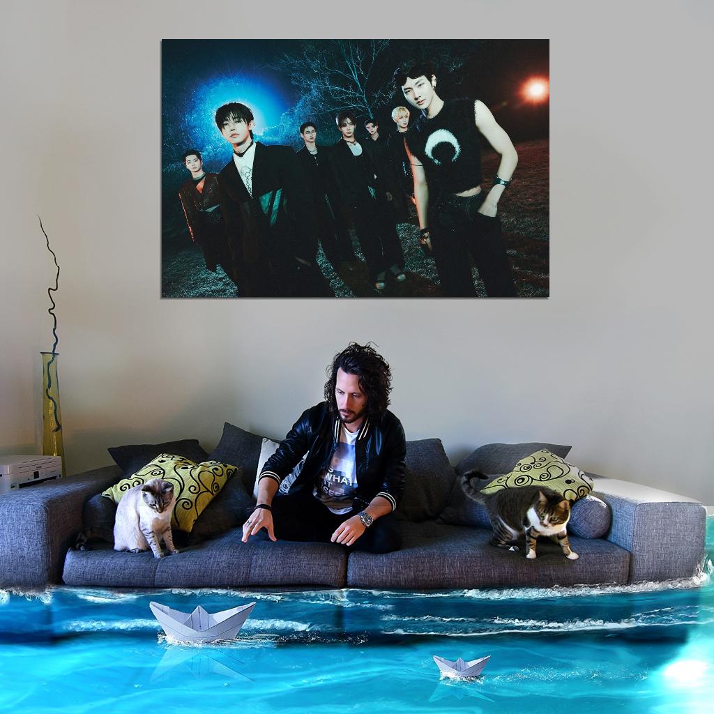 Enhypen Jungwon Heeseung Jay Jake Sunghoon Sunoo Ni-ki Romance Untold Photo K-Pop Music Poster - xonomax