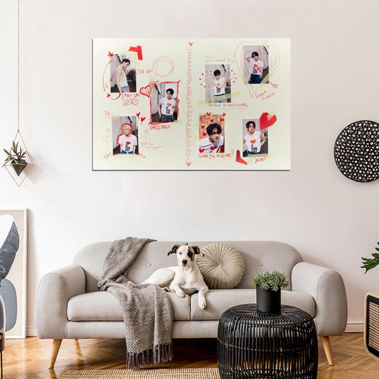 Enhypen Jungwon Heeseung Jay Jake Sunghoon Sunoo Ni-ki Romance Untold Photo K-Pop Music Poster - xonomax