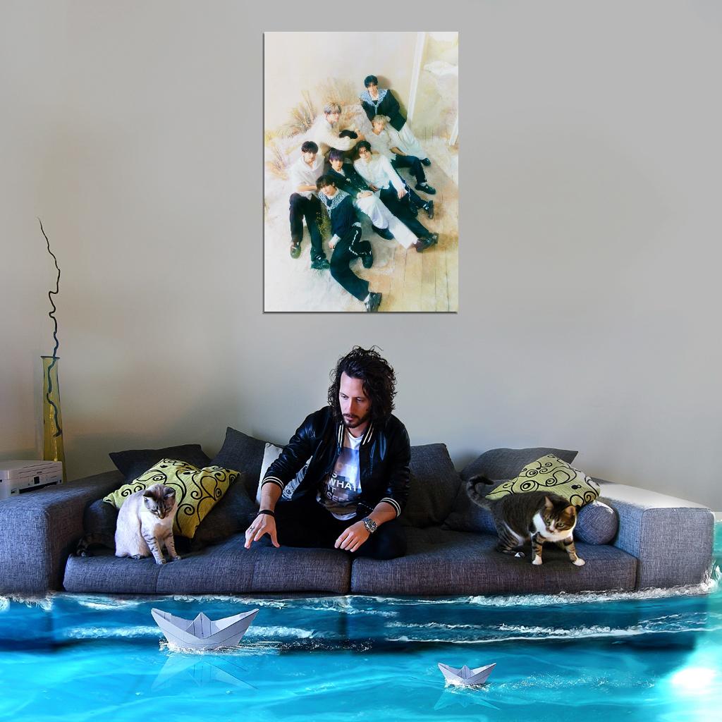 Enhypen Jungwon Heeseung Jay Jake Sunghoon Sunoo Ni-ki Photo K-Pop Music Poster Korean Boys Group - xonomax