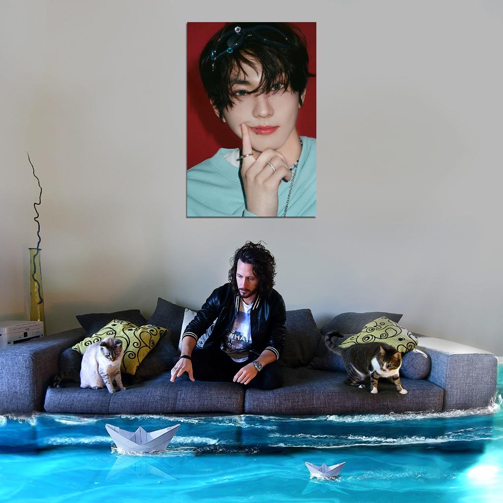 Enhypen Jungwon Heeseung Jay Jake Sunghoon Sunoo Ni-ki Romance Untold Photo K-Pop Music Poster - xonomax