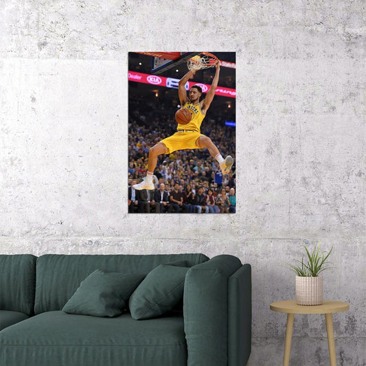 Klay Thompson Dunk Basketball Player Poster Motivational Sports Print - xonomax