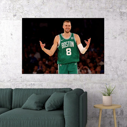 Kristaps Porzingis Basketball Player Poster Motivational Sports Print - xonomax