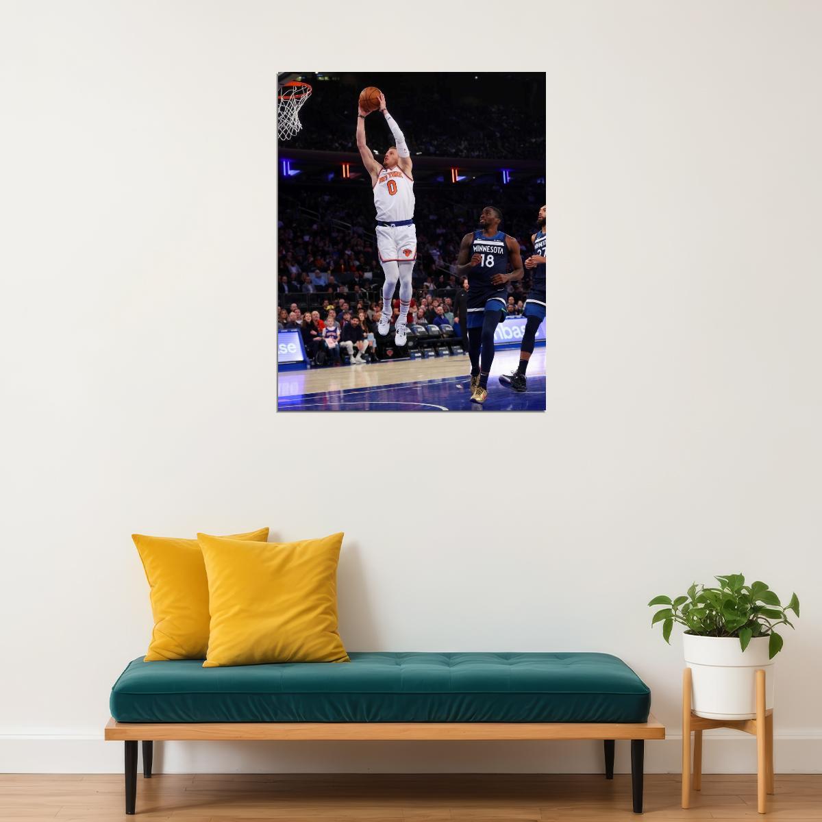 Donte DiVincenzo Basketball Player Poster Motivational Sports Print