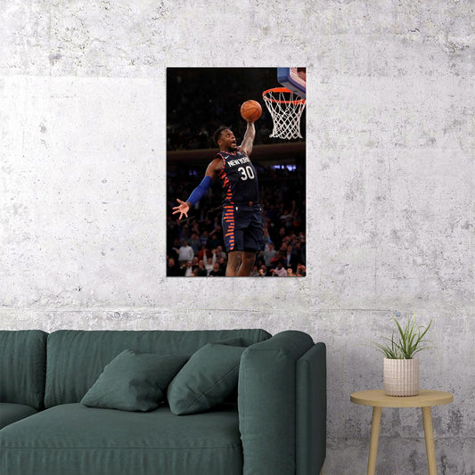 Julius Randle Dunk Basketball Player Poster Motivational Sports Print - xonomax