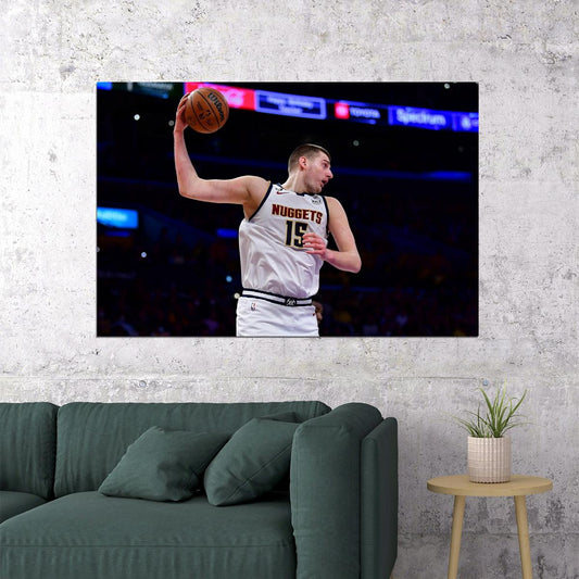 Nikola Jokic Basketball Player Poster Motivational Sports Print - xonomax