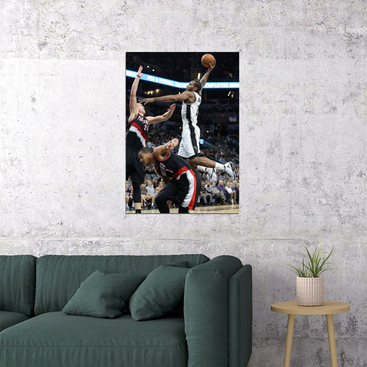 Kawhi Leonard Basketball Player Poster Motivational Sports Print - xonomax