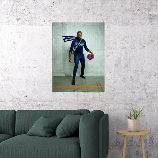 Kawhi Leonard Basketball Player Poster Motivational Sports Print - xonomax