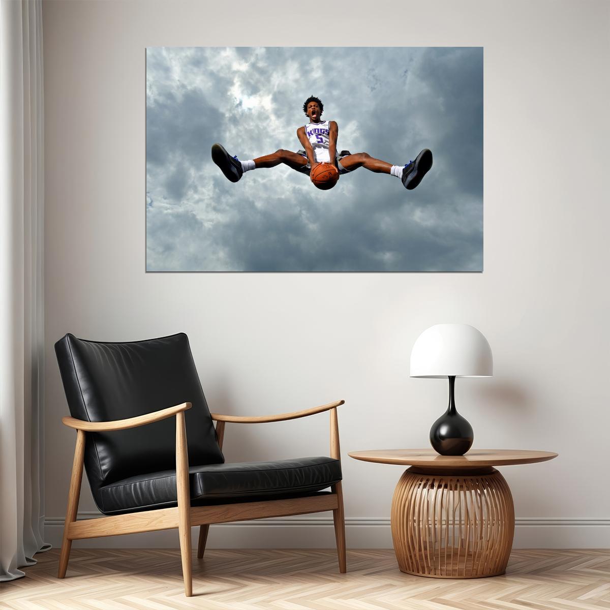 De'Aaron Fox Basketball Player Poster Motivational Sports Print