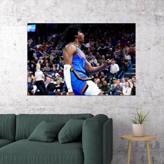 Jalen Williams J-Dub Basketball Player Poster Motivational Sports Print - xonomax