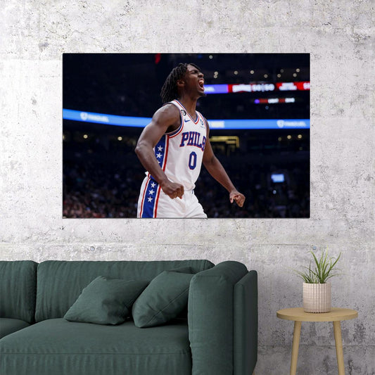 Tyrese Maxey Basketball Player Poster Motivational Sports Print - xonomax