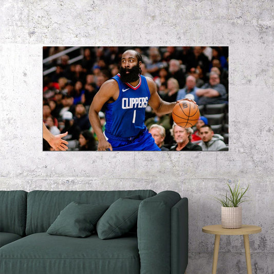 James Harden Basketball Player Poster Motivational Sports Print - xonomax