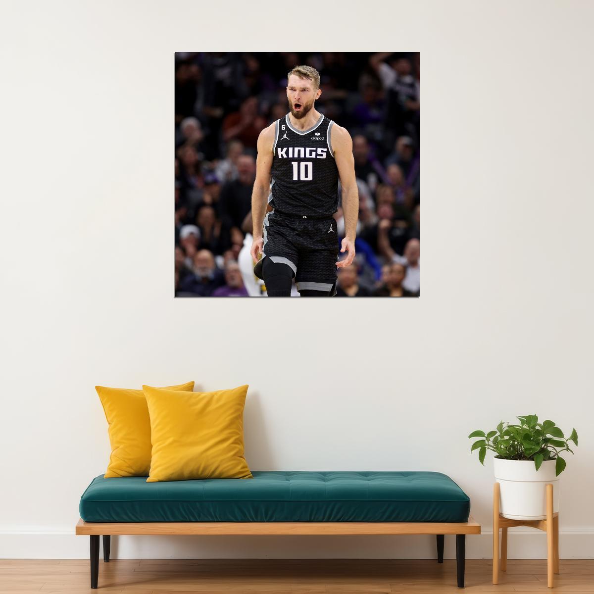 Domantas Sabonis Basketball Player Poster Motivational Sports Print - xonomax