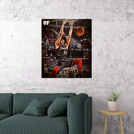 Jarrett Allen Basketball Player Poster Motivational Sports Print - xonomax