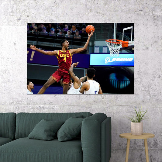 Evan Mobley Dunk Basketball Player Poster Motivational Sports Print - xonomax