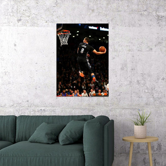 Zach LaVine Slam Dunk Contest Basketball Player Poster Motivational Sports Print - xonomax