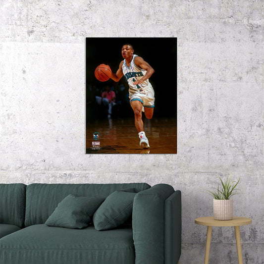 Muggsy Bogues Basketball Player Poster Motivational Sports Print Gift for Man - xonomax