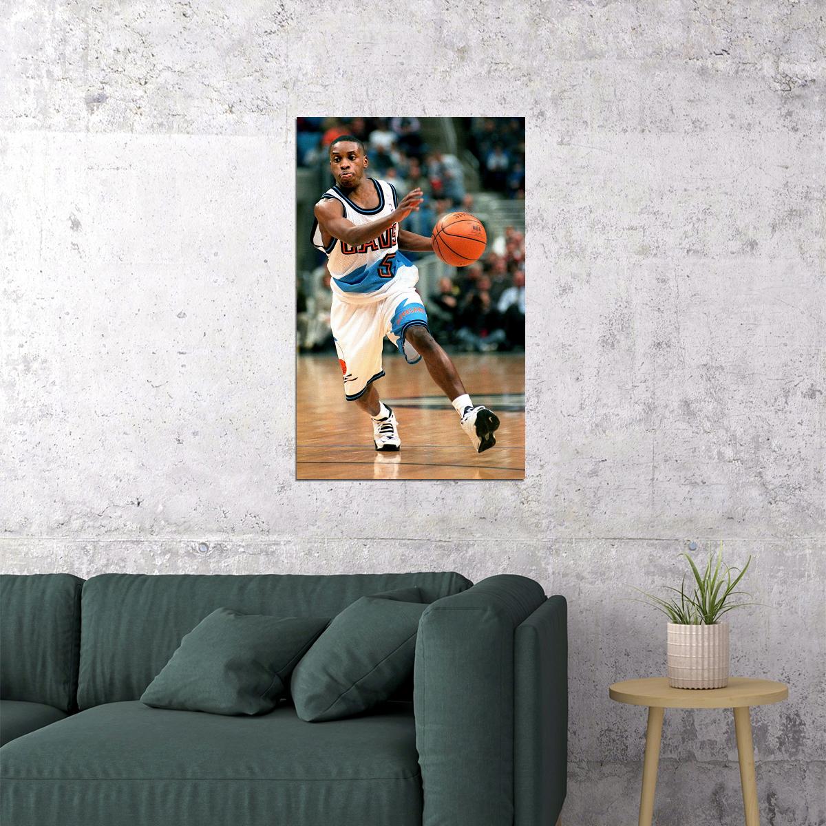 Earl Boykins Basketball Player Poster Motivational Sports Print Gift for Man - xonomax