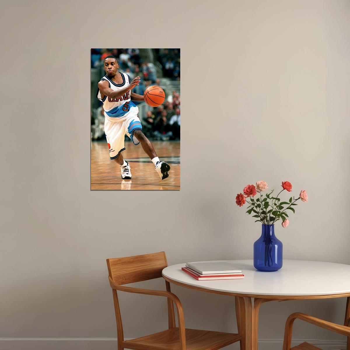 Earl Boykins Basketball Player Poster Motivational Sports Print Gift for Man - xonomax