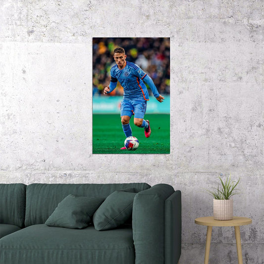 Braian Cufre USA Soccer Poster Famous Football Superstar Motivational Sports Print - xonomax