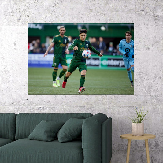 Claudio Bravo USA Soccer Poster Famous Football Superstar Motivational Sports Print - xonomax