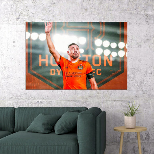 Hector Herrera USA Soccer Poster Famous Football Superstar Motivational Sports Print - xonomax