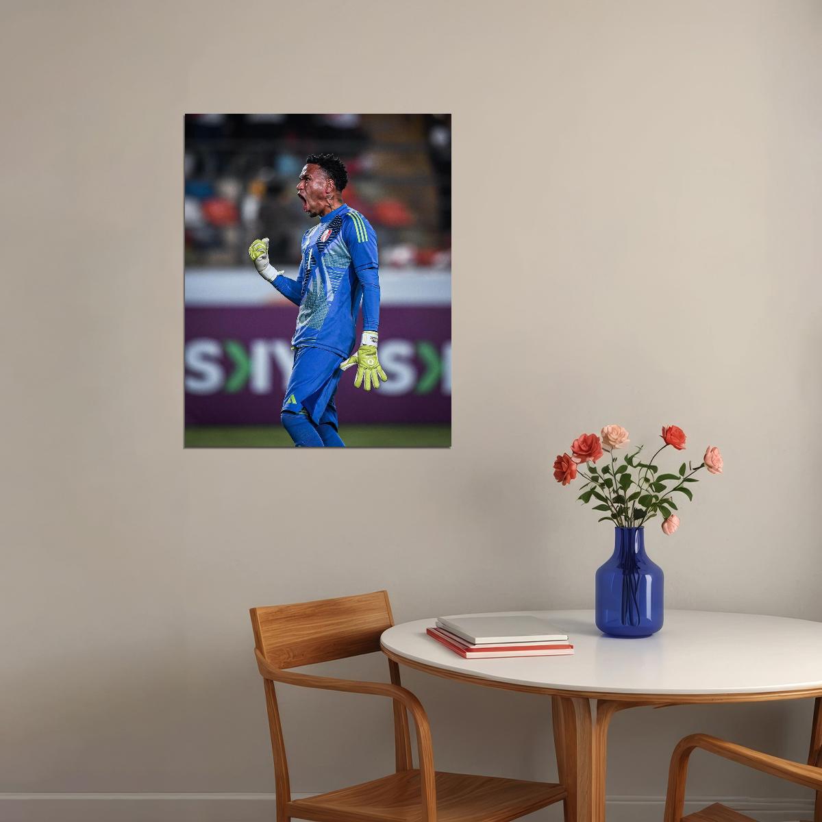 Pedro Gallese Orlando USA Soccer Poster Famous Football Superstar Motivational Sports Print