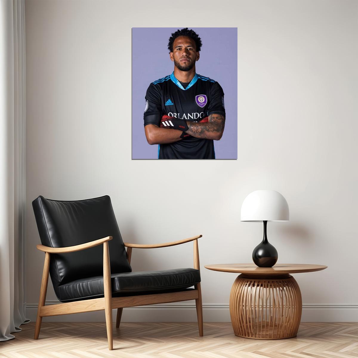Pedro Gallese Orlando USA Soccer Poster Famous Football Superstar Motivational Sports Print