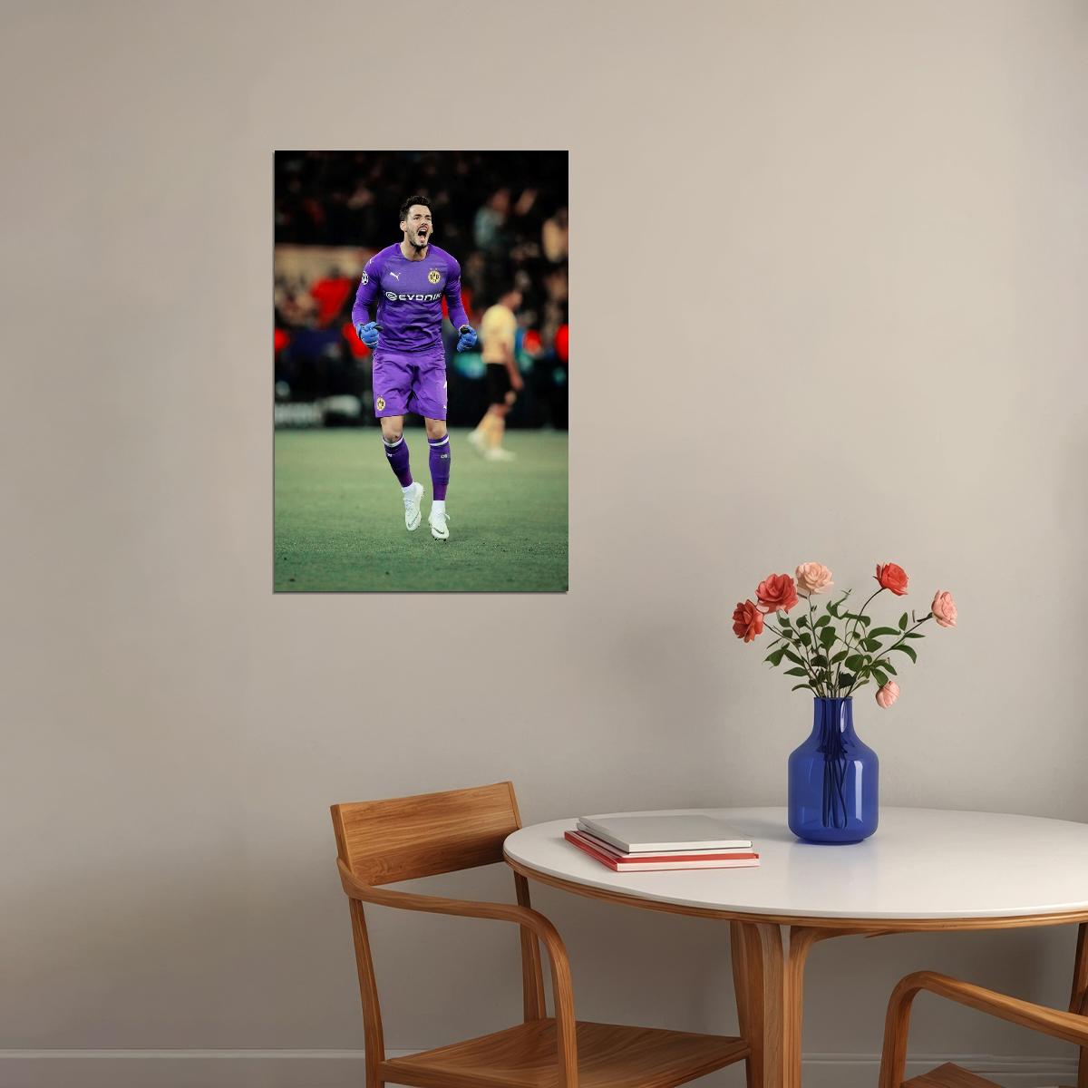 Roman Burki St. Louis USA Soccer Poster Famous Football Superstar Motivational Sports Print