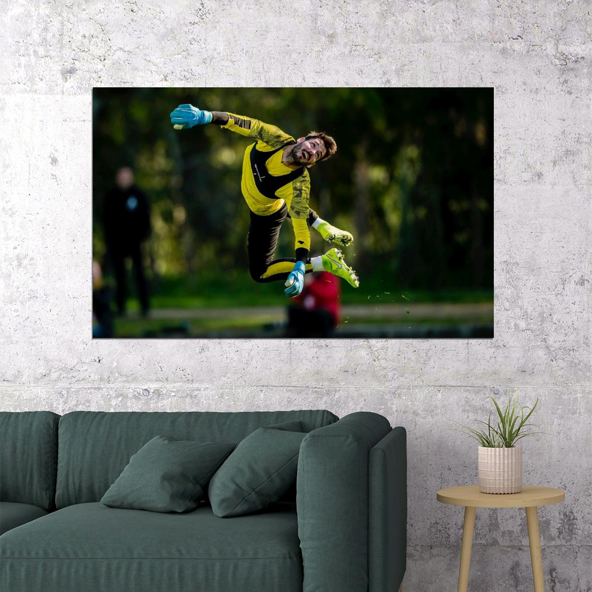 Roman Burki St. Louis USA Soccer Poster Famous Football Superstar Motivational Sports Print