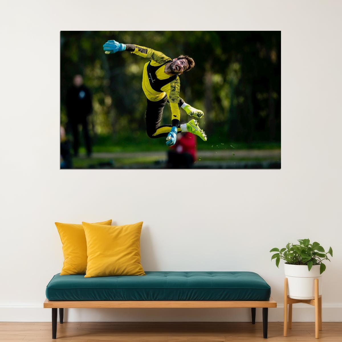 Roman Burki St. Louis USA Soccer Poster Famous Football Superstar Motivational Sports Print