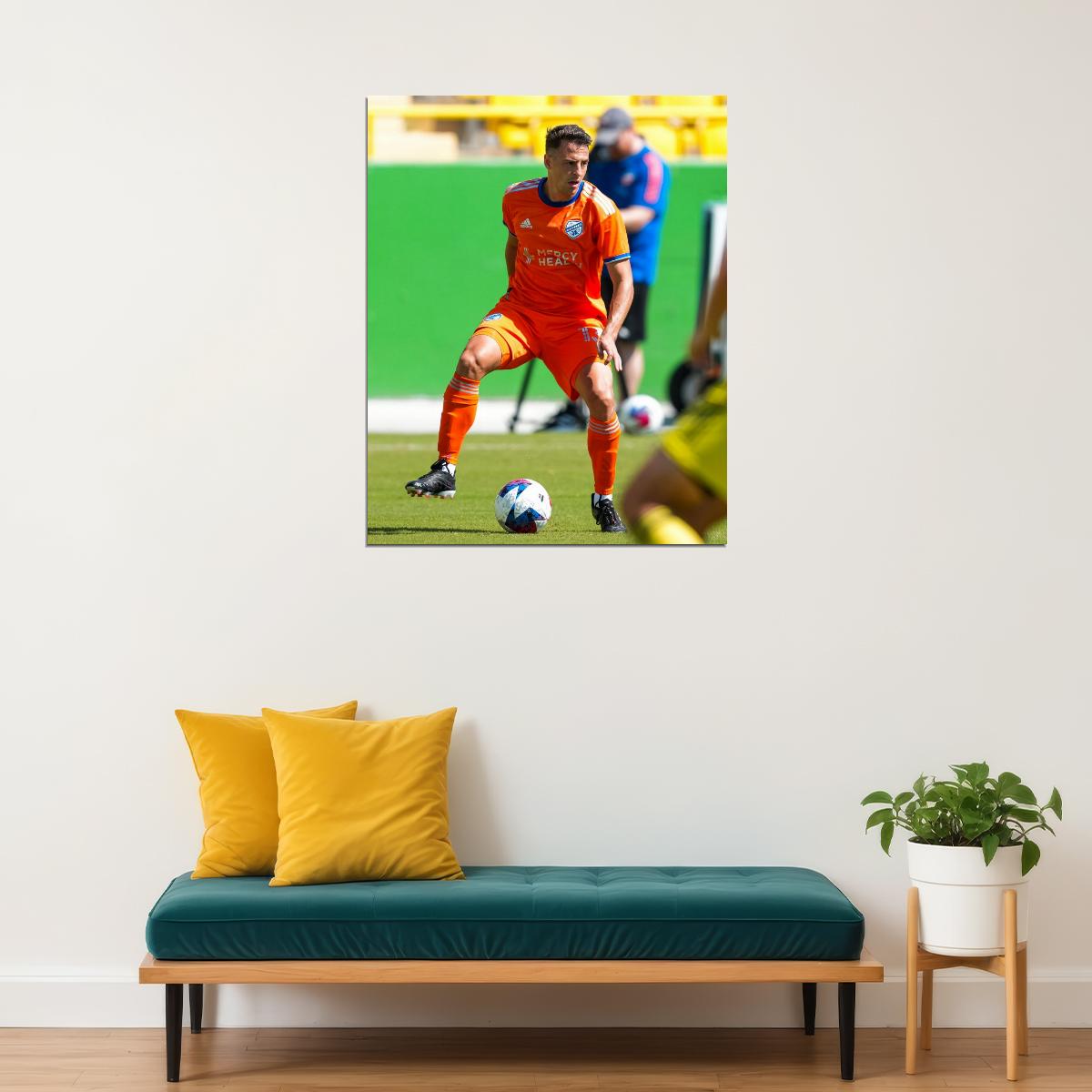 Santiago Arias USA Soccer Poster Famous Football Superstar Motivational Sports Print