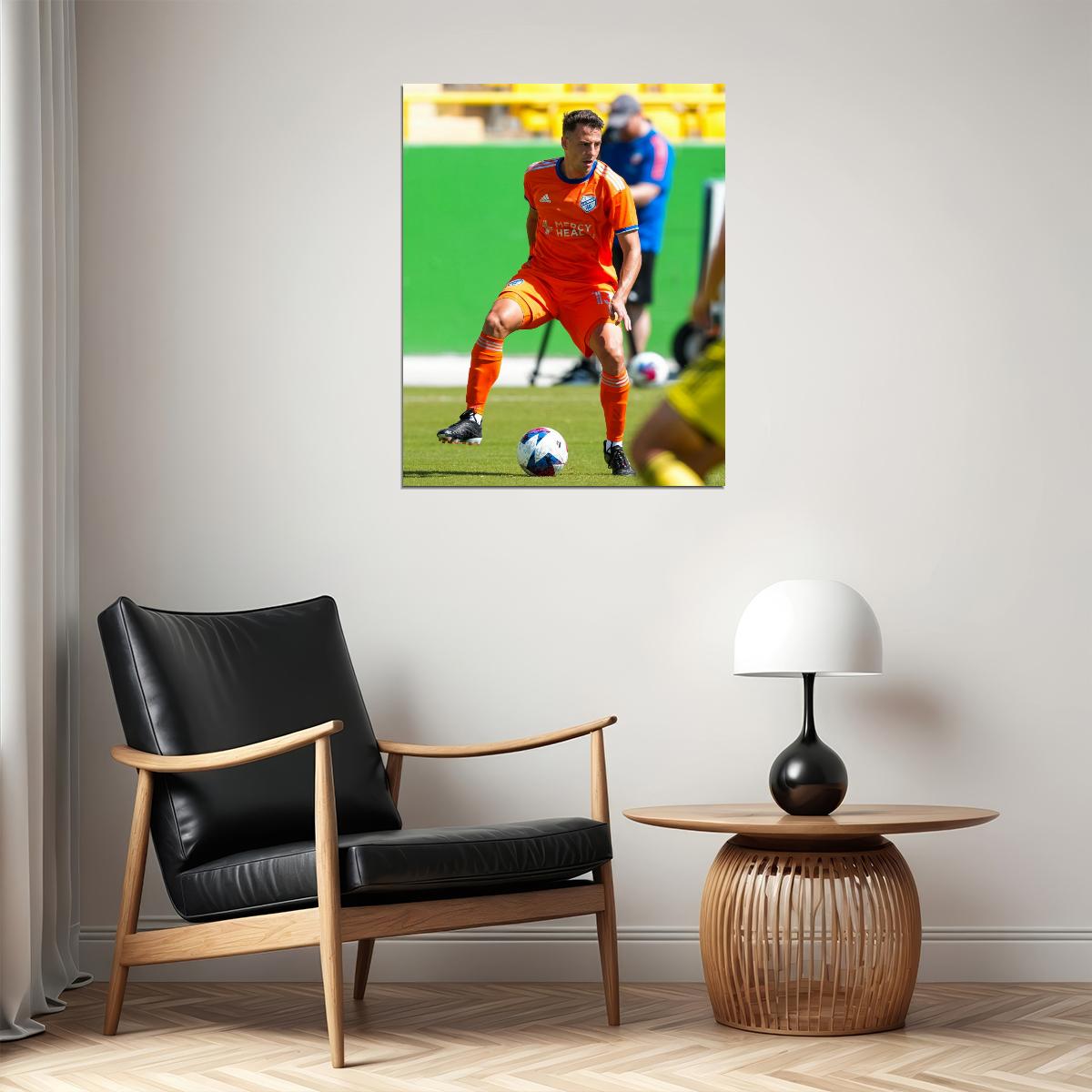 Santiago Arias USA Soccer Poster Famous Football Superstar Motivational Sports Print