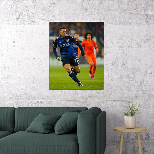 Santiago Arias USA Soccer Poster Famous Football Superstar Motivational Sports Print - xonomax