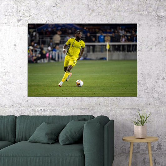 Shaq Moore Nashville USA Soccer Poster Famous Football Superstar Motivational Sports Print - xonomax