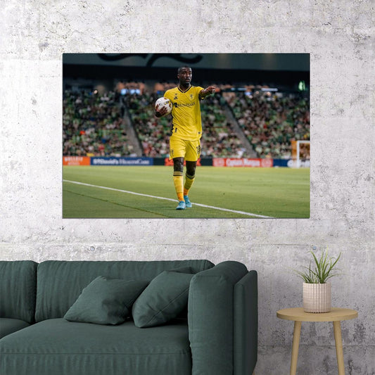 Shaq Moore Nashville USA Soccer Poster Famous Football Superstar Motivational Sports Print - xonomax