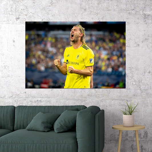 Walker Zimmerman Nashville USA Soccer Poster Famous Football Superstar Motivational Sports Print - xonomax