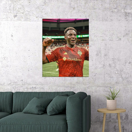 Yeimar Gomez Andrade Seattle USA Soccer Poster Famous Football Superstar Motivational Sports Print - xonomax